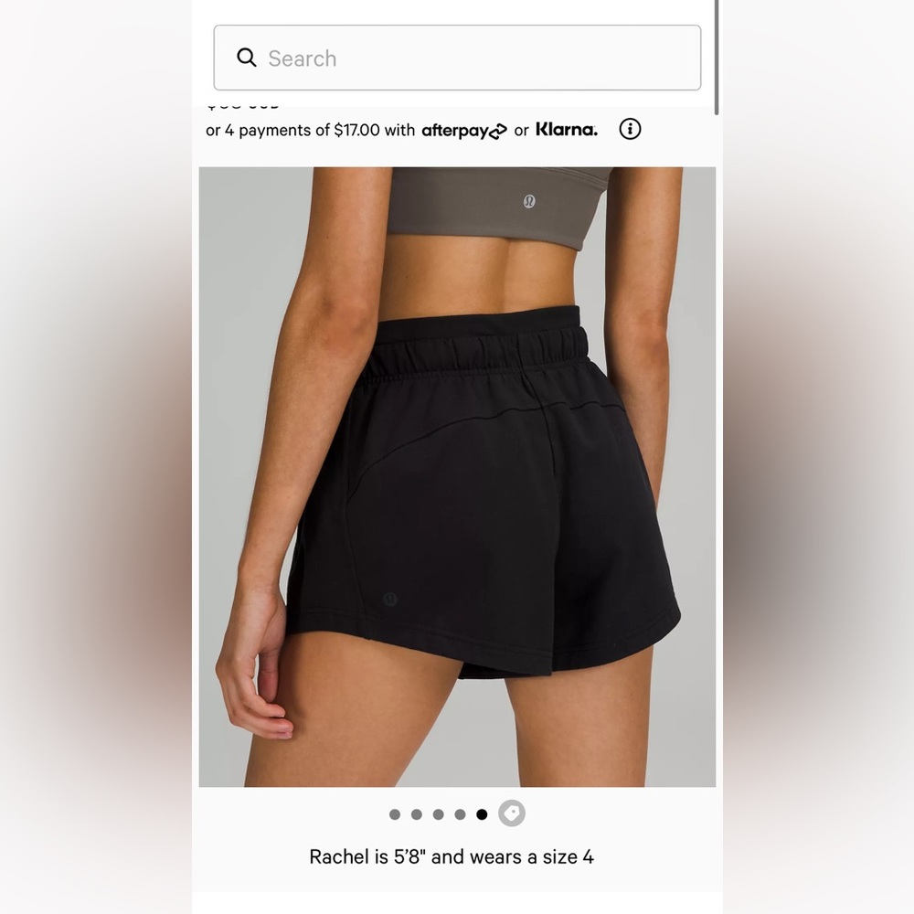 inner glow high rise short 3”